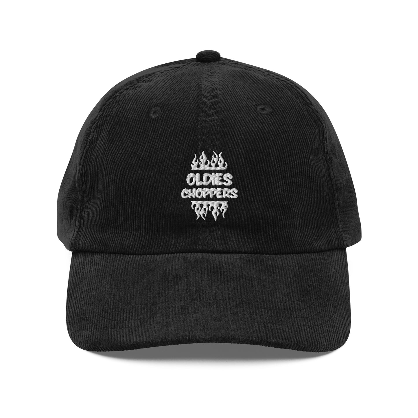 Casquette en velours côtelé Oldies flames