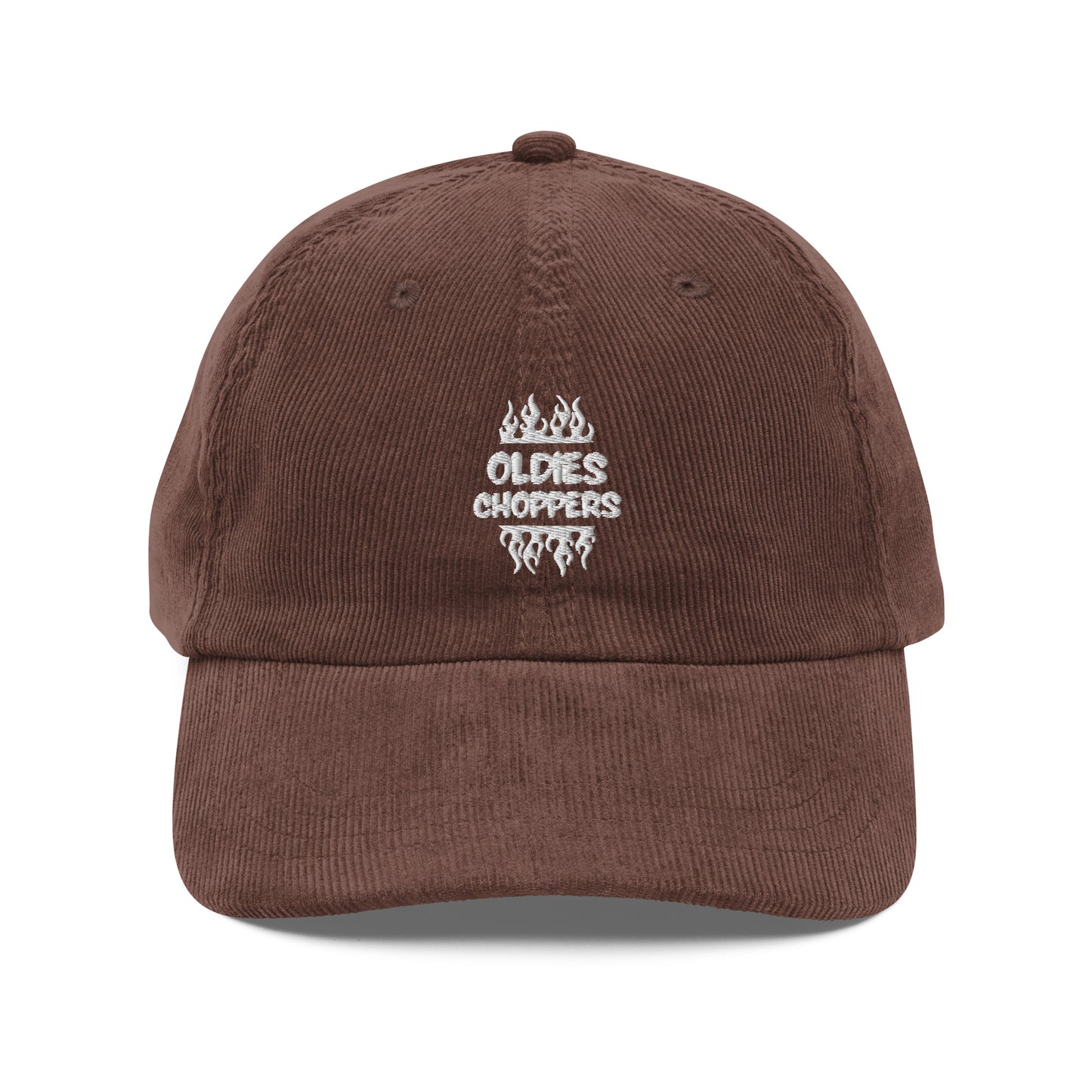 Casquette en velours côtelé Oldies flames