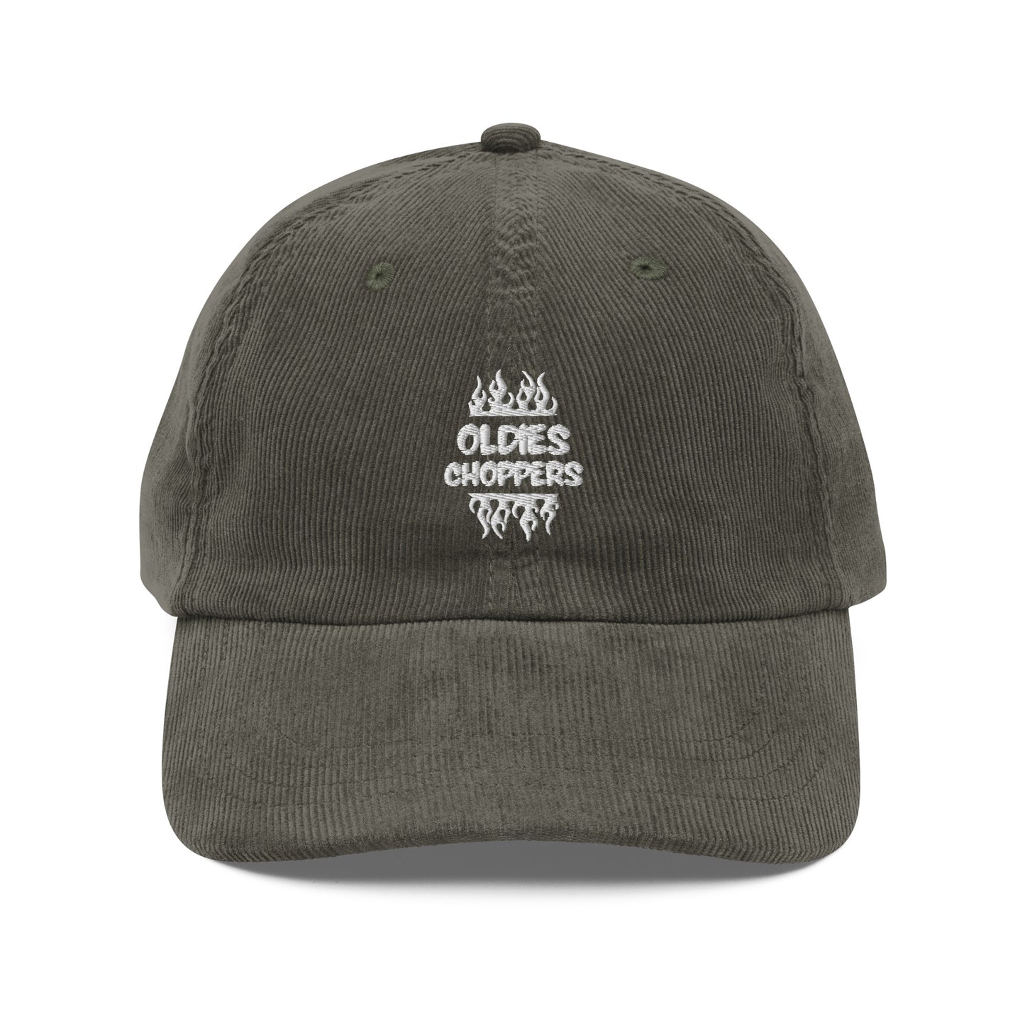 Casquette en velours côtelé Oldies flames