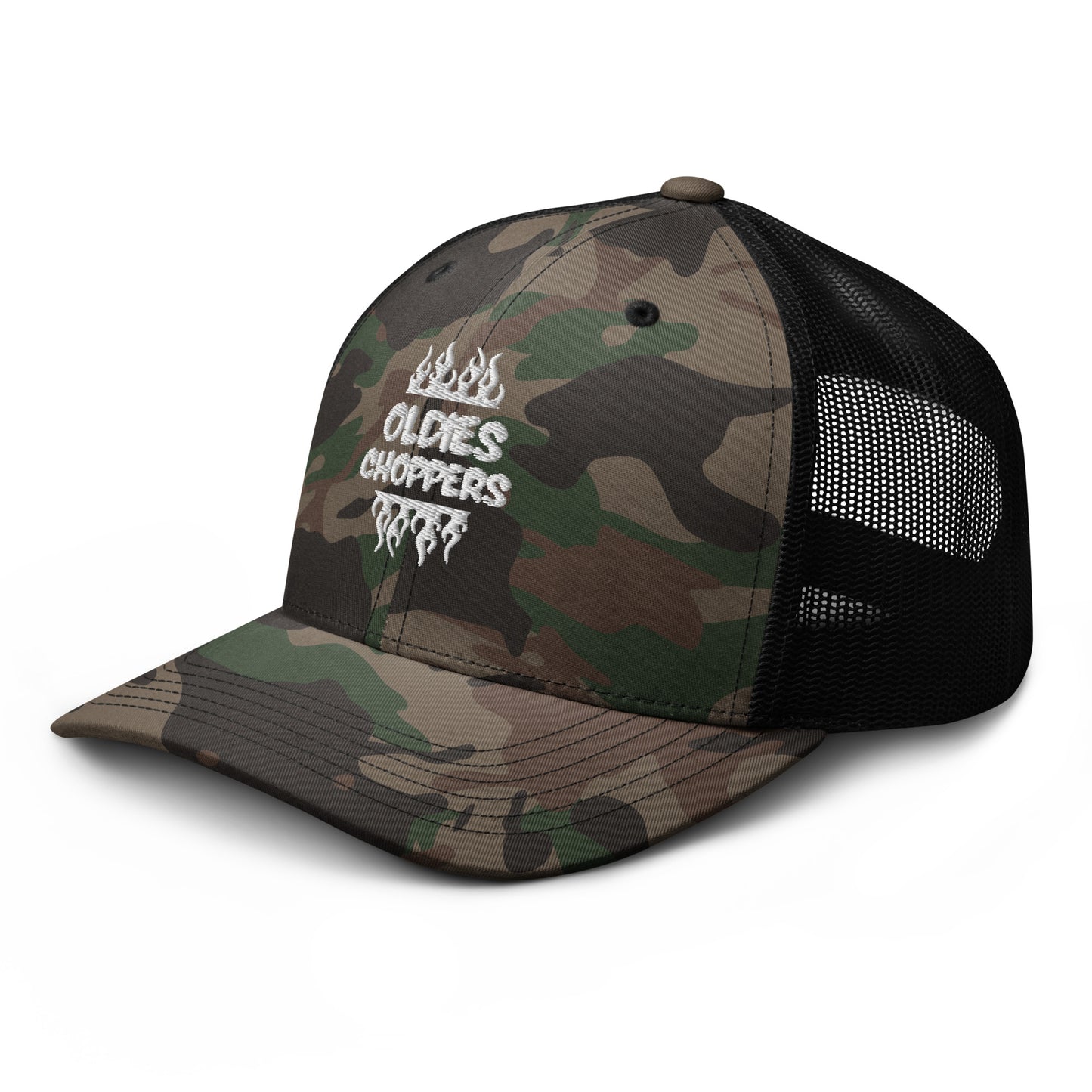 Casquette Trucker camouflage Oldies flames