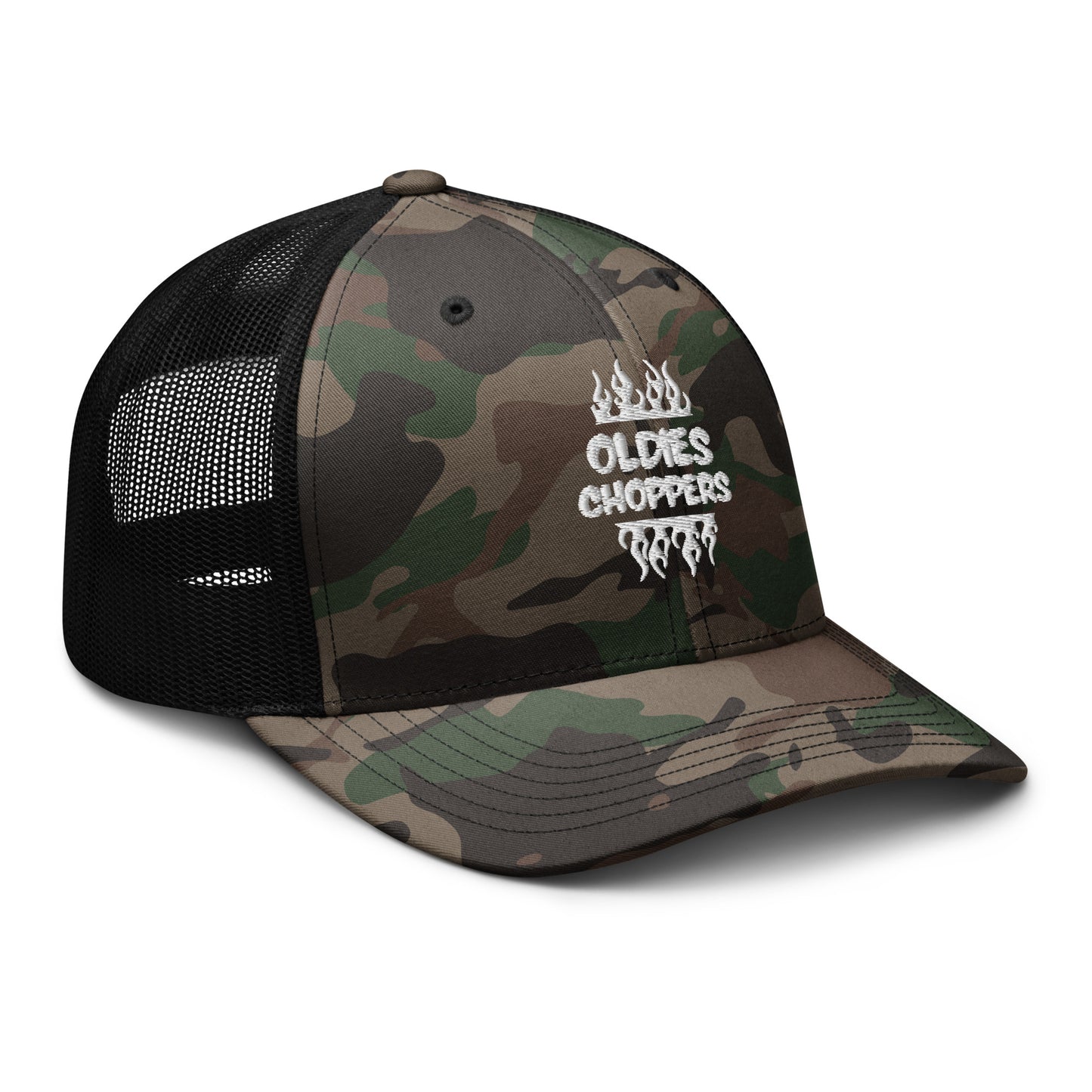 Casquette Trucker camouflage Oldies flames