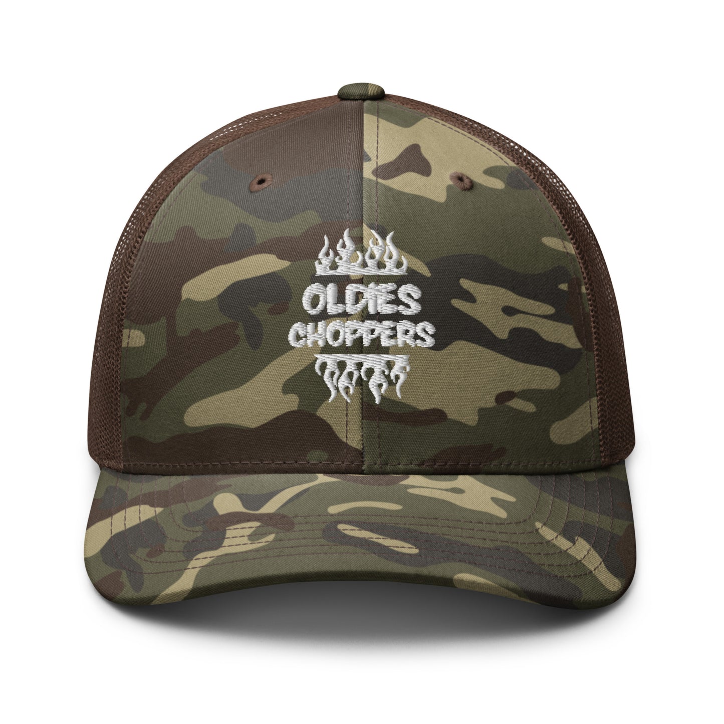 Casquette Trucker camouflage Oldies flames