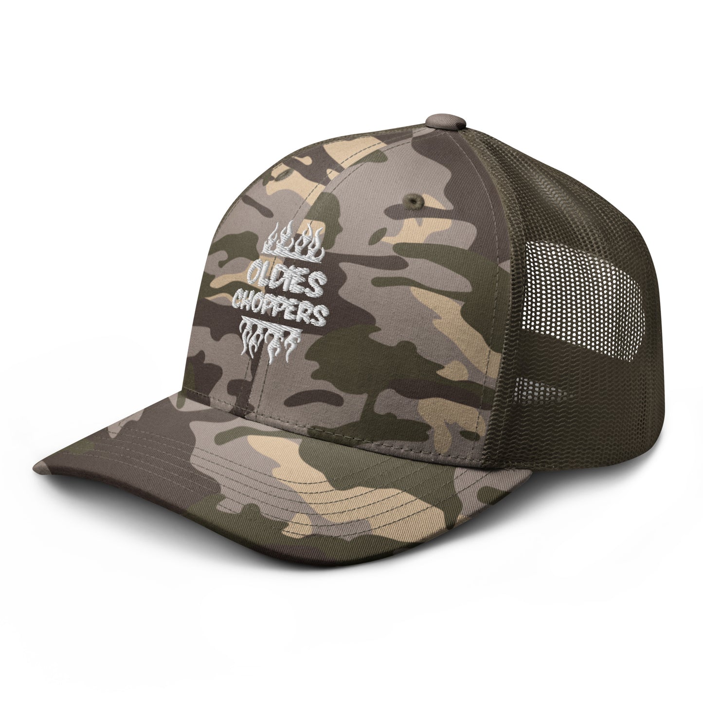 Casquette Trucker camouflage Oldies flames