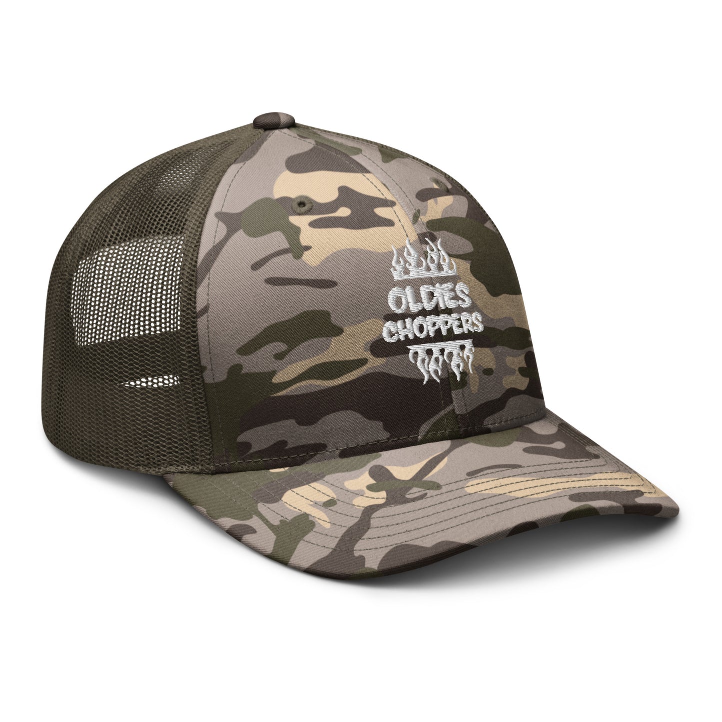 Casquette Trucker camouflage Oldies flames